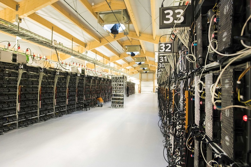 Mining rigs of a super computer are pictured inside the bitcoin factory 'Genesis Farming' near Reykjavik, on March 16, 2018. u00e2u20acu201d AFP pic n