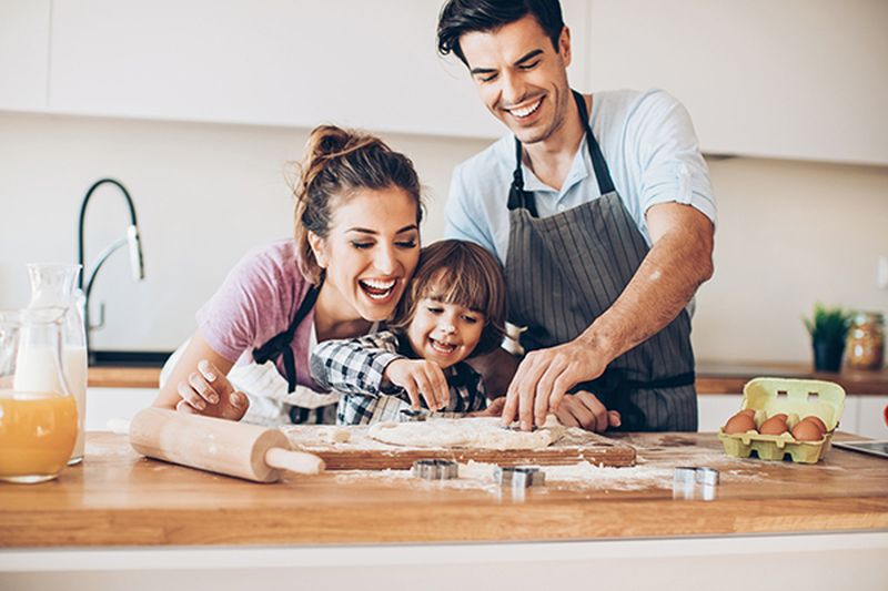 Cooking together as a family is one way that parents can teach children about the importance of eating well and enjoying a varied diet. u00e2u20acu2022 AFP pic