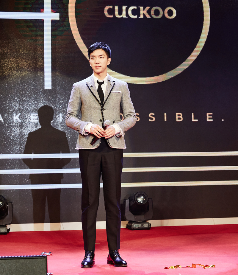 'A Korean Odyssey' star Lee Seung-gi  at the gala dinner where he was unveiled as the brand’s global brand ambassador. 