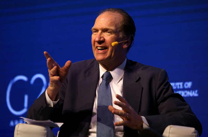 David Malpass, Under Secretary for International Affairs at the US Treasury, gestures during 'The G20 Agenda Under the Argentine Presidency' conference in Buenos Aires, Argentina March 18, 2018. u00e2u20acu201d Reuters pic