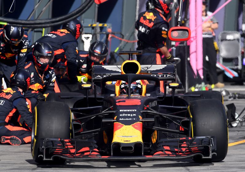 Red Bull's Daniel Ricciardo after making a pitstop during the Australian Grand Prix. u00e2u20acu201d Saeed Khan/Pool picvia Reuters