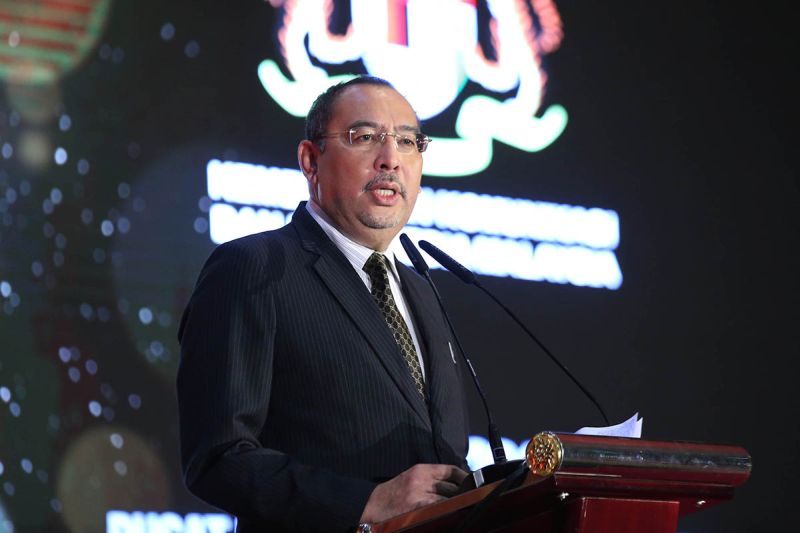 Datuk Seri Jailani Johari speaks at the Putrajaya International Convention Centre in Putrajaya March 15, 2018. u00e2u20acu2022 Picture by Azinuddin Ghazali