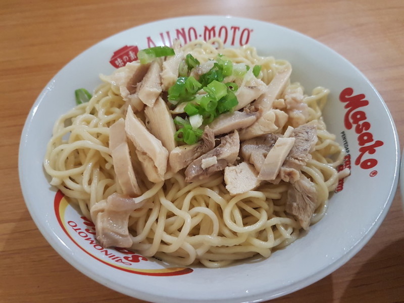 Bakmi Copin Kelapa Gading’s clean-tasting chicken noodles. — Jakarta Globe pic 