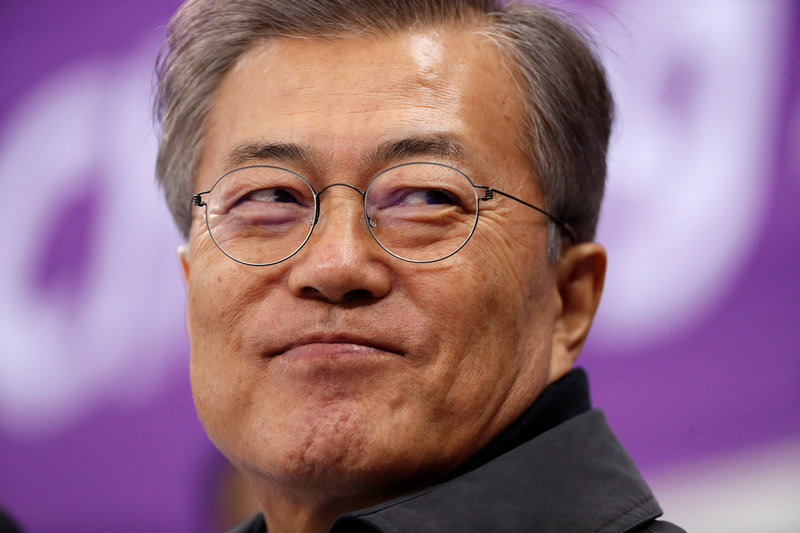 South Korea's President Moon Jae-in at a Pyeongchang 2018 Winter Olympics event in Gangneung February 17, 2018. u00e2u20acu201d Reuters pic 
