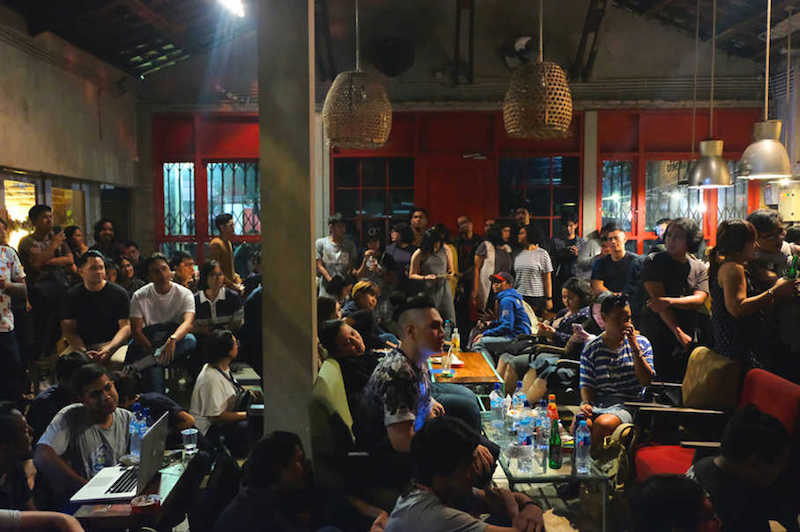 Full house at Paviliun Puisi. u00e2u20acu201d Handout via Jakarta Globe