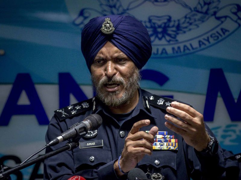 CCID director Commissioner Datuk Seri Amar Singh speaks during a press conference on the Perkeso scam in Kuala Lumpur March 29, 2018. u00e2u20acu2022 Picture by FIrdaus Latif