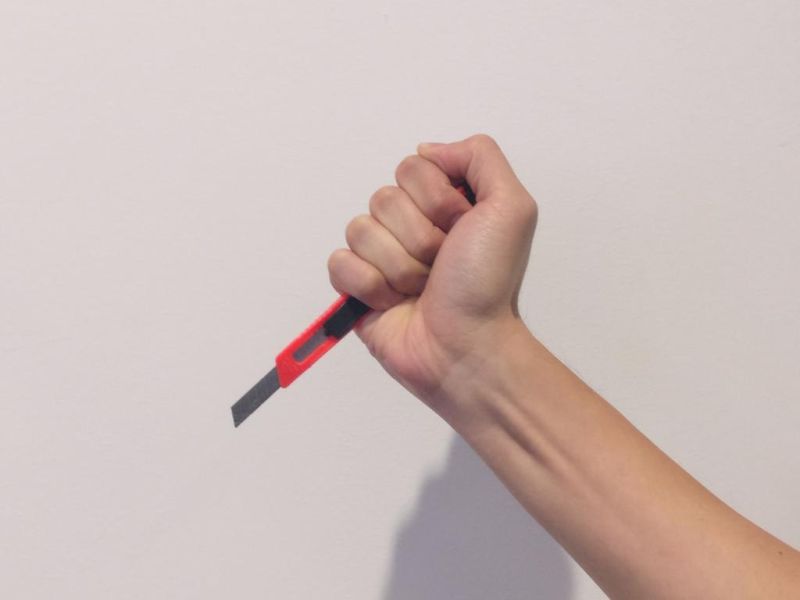 The man was arrested, and his penknife will be a case exhibit. u00e2u20acu201d TODAY pic