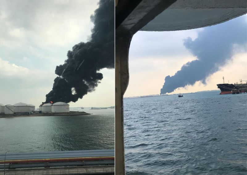 Firefighting operations by members of the Company Emergency Response Team (CERT) are ongoing. u00e2u20acu201d TODAY pic