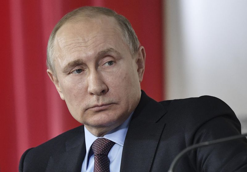 Russian President Vladimir Putin attends the All-Russian forum of agricultural producers in Krasnodar, Russia March 12, 2018. u00e2u20acu201d Sputnik/Alexei Nikolskyi/Reuters pic
