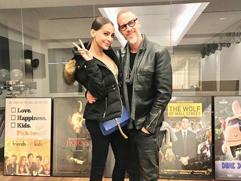 Raja Ilya with American film producer Joey McFarland. u00e2u20acu201d Picture via CinemaOnline