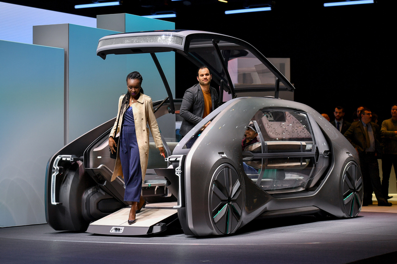 Renault EZ-GO at the Geneva International Motor Show, 2018. — AFP pic