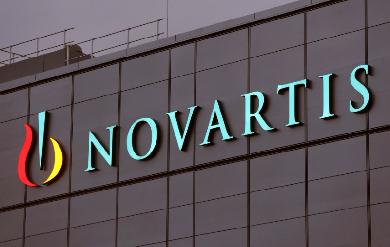 Swiss drugmaker Novartisu00e2u20acu2122 logo is seen at the companyu00e2u20acu2122s plant in the northern Swiss town of Stein October 23, 2017. u00e2u20acu201d Reuters pic