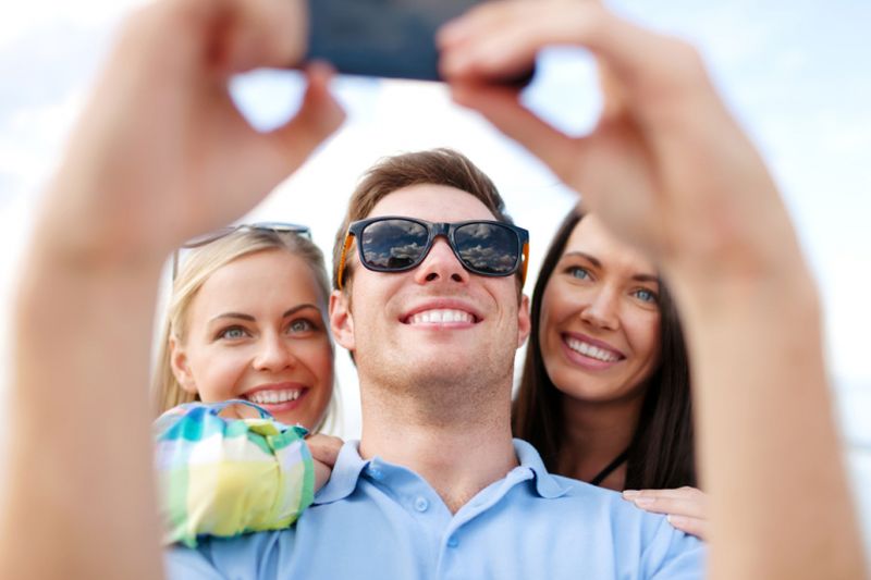 French respondents were the biggest fans of smartphone selfies. u00e2u20acu2022 AFP pic