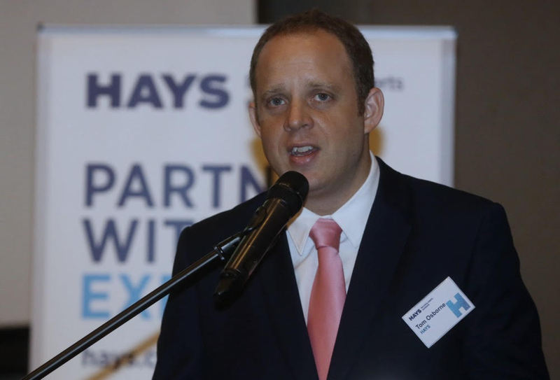 Tom Osborne, regional director of Hays, speaking on Asia's Talent Market at The Intermark in Kuala Lumpur March 1, 2018. u00e2u20acu201d Picture by Zuraneeza  Zulkifli 