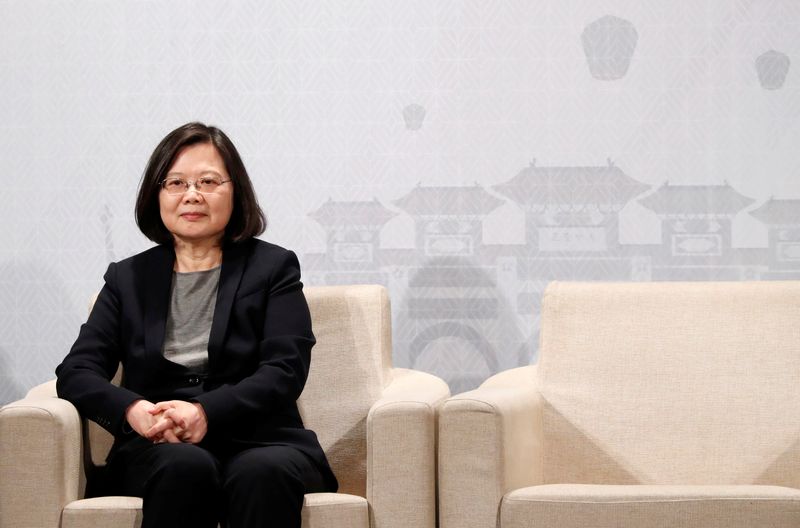 File picture showsTaiwanu00e2u20acu2122s President Tsai Ing-wen attending the American Chamber of Commerce (AmCham)u00e2u20acu2122s yearly dinner event, in Taipei, Taiwan, March 21, 2018. u00e2u20acu201d Reuters pic