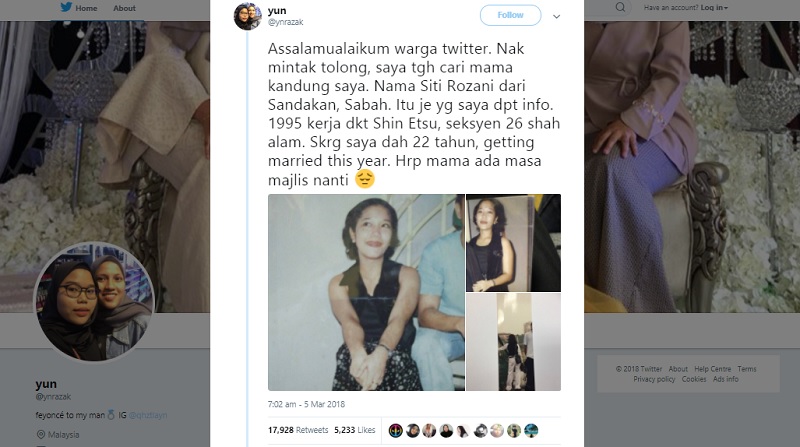 The tweet that started it all. u00e2u20acu201d Picture via Twitter/@ynrazak