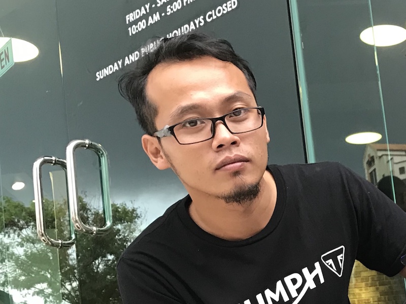 Mohamad Nadzri wants the government to look at maintaining the current road infrastructure. — Picture by Ben Tan