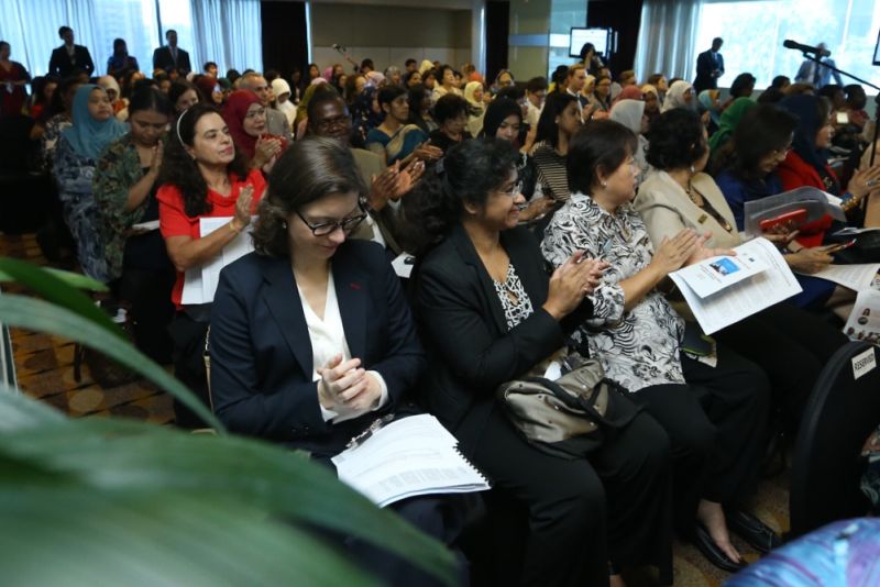 Attendees at the International Women's Day 2018 forum in Kuala Lumpur March 8, 2018. ― Picture by Zuraneeza Zulkifli