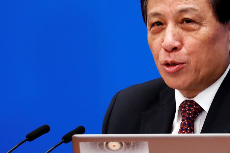 Zhang Yesui, a spokesman for National Peopleu00e2u20acu2122s Congress (NPC), addresses reporters ahead of Chinau00e2u20acu2122s annual session of parliament at the Great Hall of the People in Beijing, China March 4, 2018. u00e2u20acu201d Reuters pic