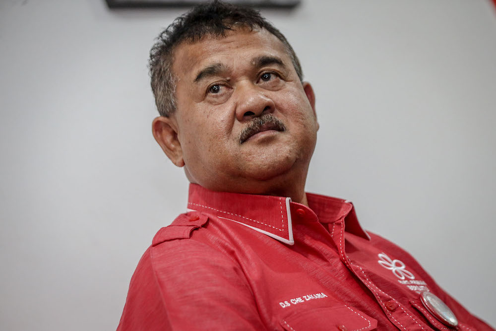 Pakatan Harapanu00e2u20acu2122s Permas state seat candidate and Johor Parti Pribumi Bersatu Malaysia (PPBM) strongman Datuk Seri Che Zakaria Mohd Salleh is pictured in April 27, 2018. u00e2u20acu201d Picture by Hari Anggara