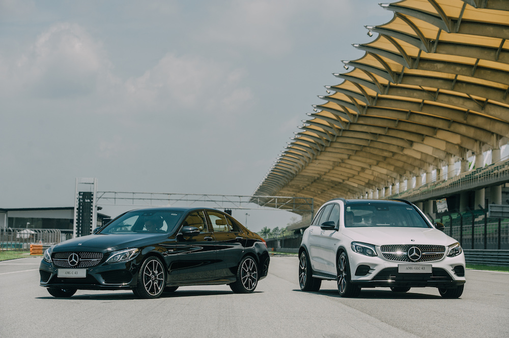 The new AMG C43 and GLC 43. u00e2u20acu201d Picture courtesy of Mercedes-Benz Malaysia