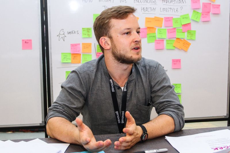 Benedikt Ewald said he was able to fit right in while coaching a class of Malaysian civil servants here who participated in the Design Thinking Innovation Ambassador (DTIA) programme.
