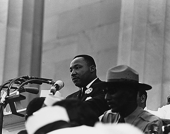 Martin Luther King, Jr delivers his 'I have a dream' speech. — Reuters pic 
