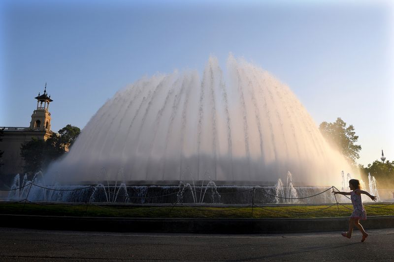 The Magic Fountain of Montjuïc in Barcelona has been treating spectators to a spectacular display of light and water since its restoration in 1976. ― AFP pic