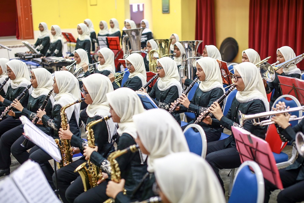 Esty said being part of a brass band was important to show the students that there was more to life than just the books and exams.