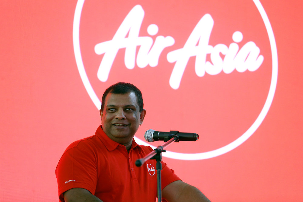 AirAsia Group CEO Tony Fernandes speaks during a news conference at the AirAsia headquarters in Sepang December 13, 2017. u00e2u20acu201d Reuters pic