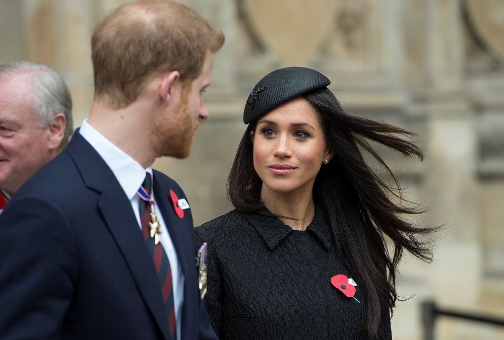 Britainu00e2u20acu2122s Prince Harry and his fiancee Meghan Markle attend a Service of Thanksgiving and Commemoration on ANZAC Day at Westminster Abbey in London April 25, 2018. u00e2u20acu201d Reuters pic