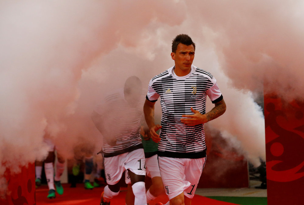 Juventusu00e2u20acu2122 Mario Mandzukic is seen before the Coppa Italia Final against AC Milan in Rome May 9, 2018. u00e2u20acu201d Reuters pic