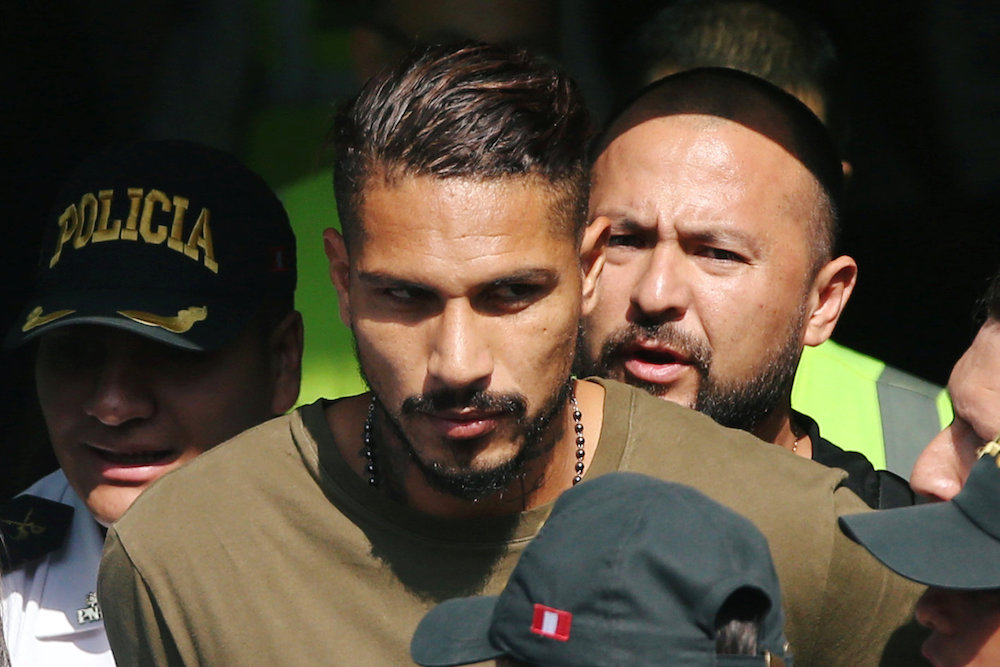 Peruvian footballer Paolo Guerrero arrives in Lima, Peru May 15, 2018. u00e2u20acu201d Reuters pic