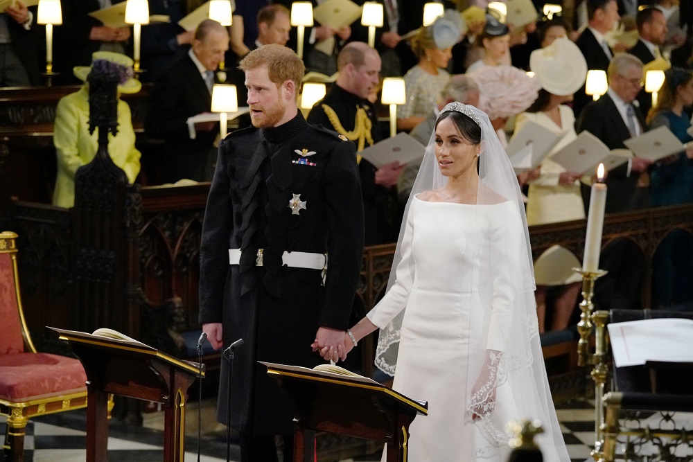 Prince Harry and Meghan Markle during their wedding service at St George's Chapel, Windsor Castle in Windsor May 19, 2018. u00e2u20acu201d Reuters pic