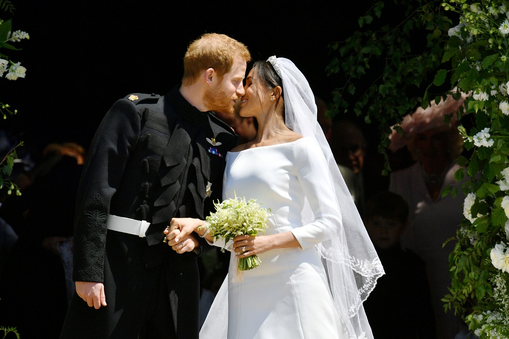 Prince Harry and Meghan Markle kiss on the steps of St George's Chapel in Windsor Castle after their wedding in Windsor May 19, 2018. u00e2u20acu201d Reuters pic