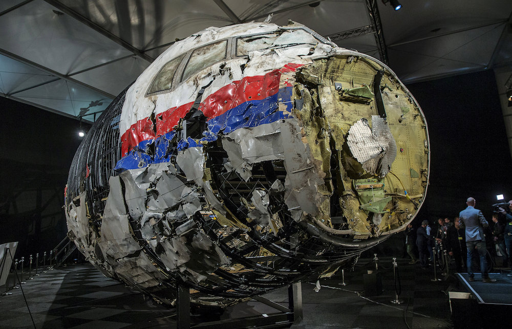 The reconstructed wreckage of Malaysia Airlines flight MH17 which crashed over Ukraine in July 2014 is seen in Gilze Rijen, Netherlands, October 13, 2015. u00e2u20acu201d Reuters pic