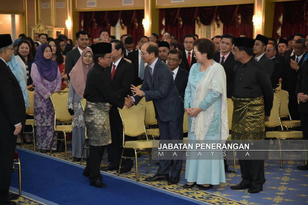 Datuk Seri Shafie Apdal arrives at the ceremony hall for the swearing-in ceremony for the Cabinet May 16, 2018.