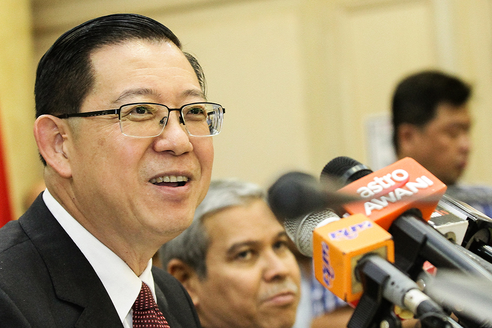 Minister of Finance Lim Guan Eng speaks during a press conference in Putrajaya May 22, 2018. u00e2u20acu201d Picture by Miera Zulyana