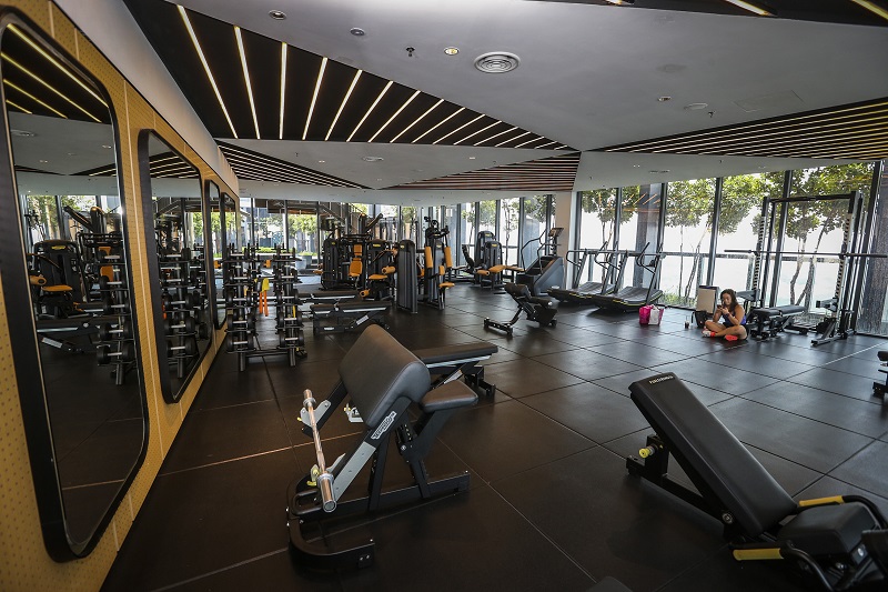 Just one Babel Fit’s three studios, featuring state-of-the-art equipment.