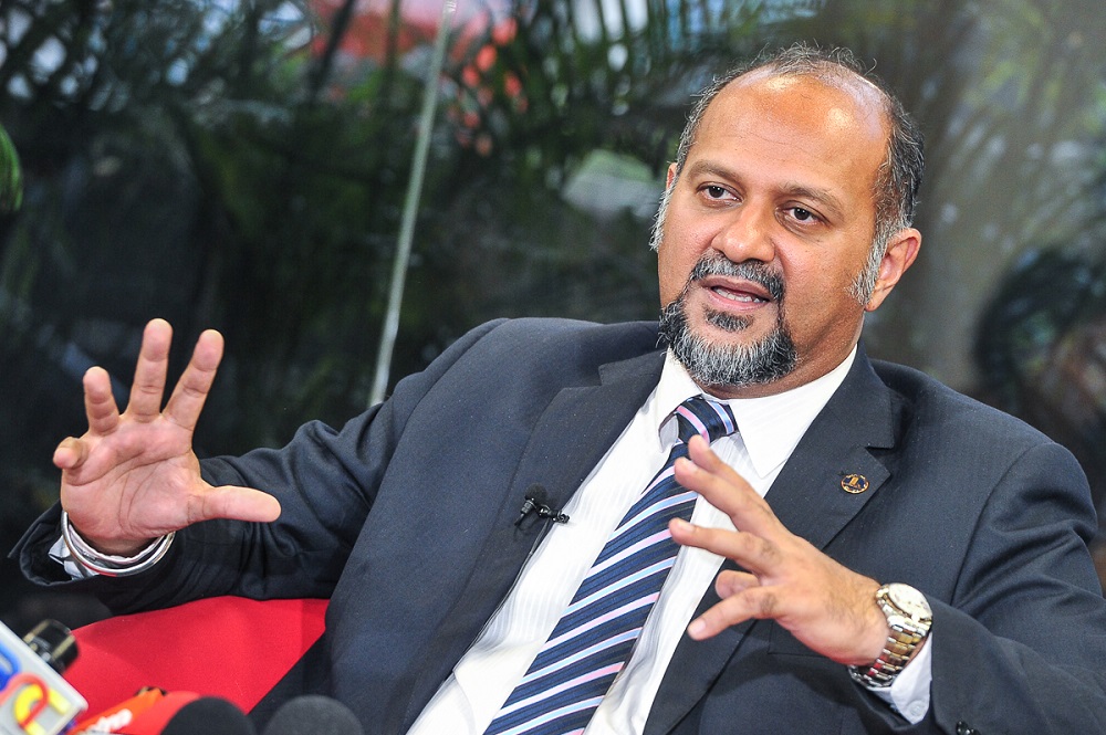 Communications and Multimedia Minister Gobind Singh Deo speaks during a press conference at Wisma Bernama in Kuala Lumpur May 28, 2018. u00e2u20acu201d Picture by Shafwan Zaidon