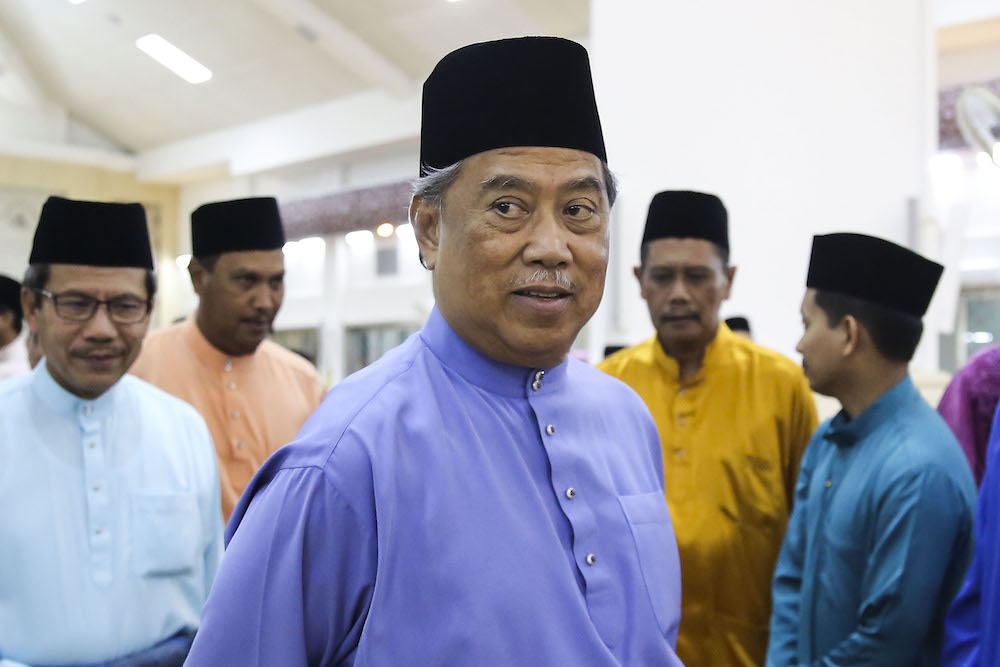 Home Minister Tan Sri Muhyiddin Yassin arrives for the u00e2u20acu02dcProgram Penerapan Nilai-Nilai Murniu00e2u20acu2122 at Masjid Jabatan Penjara Malaysia in Kajang May 31, 2018. u00e2u20acu201d Picture by Yusof Mat Isa