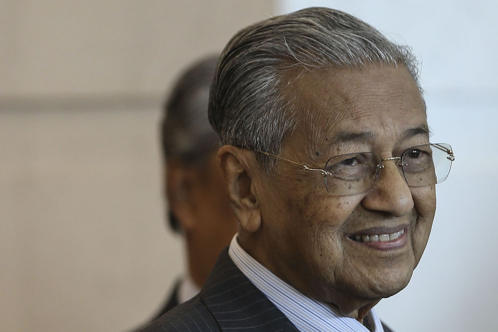 Prime Minister Tun Dr Mahathir Mohamad speaks at a news conference at Perdana Putra May 30, 2018. u00e2u20acu201d Picture by Azneal Ishak