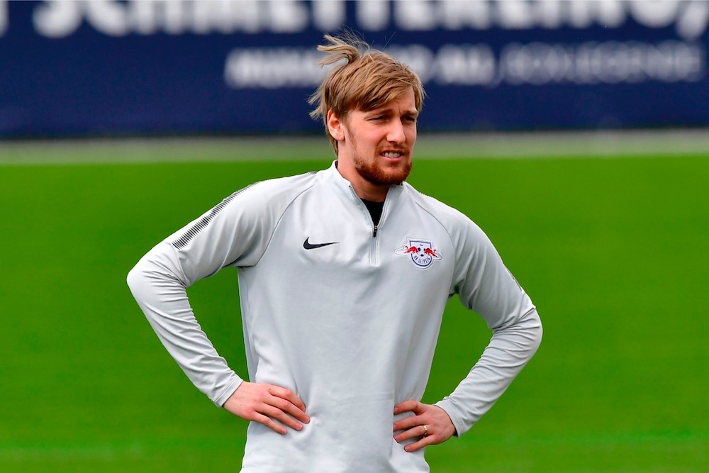 Leipzig's Swedish midfielder Emil Forsberg is seen during a training session in Leipzig April 4, 2018. u00e2u20acu201d AFP pic