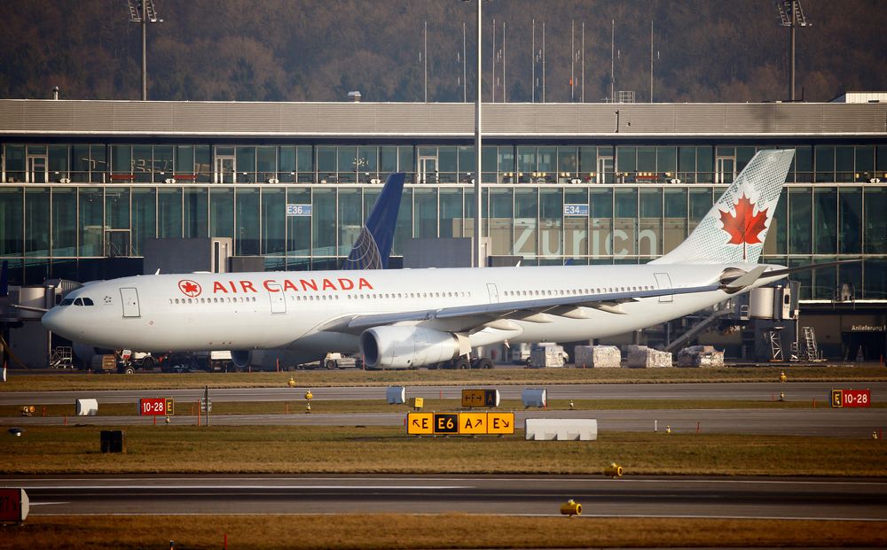 File picture shows an Air Canada Airbus A330-300 aircraft at Zurich Airport January 9, 2018. u00e2u20acu201d Reuters pic