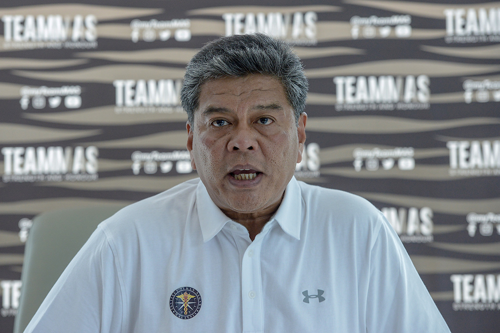 National Sports Institute (ISN) chairman Datuk Seri Azim Zabidi speaks during a press conference in Bukit Jalil, Kuala Lumpur May 11, 2018. u00e2u20acu201d Picture by Mukhriz Hazim