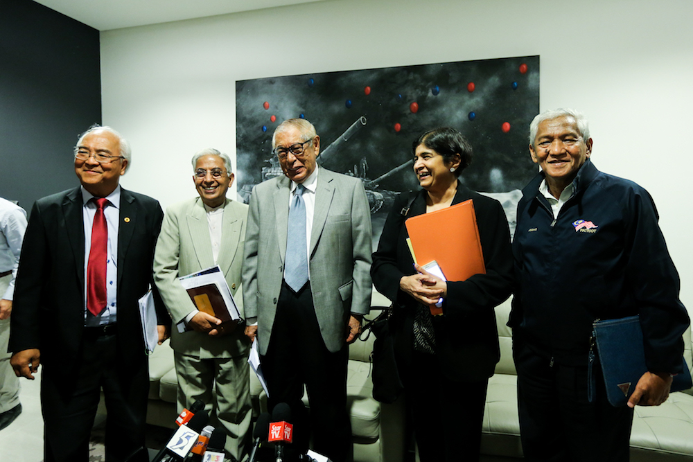 Institutional Reforms Committee members attend a press conference at Menara Ilham in Kuala Lumpur May 16, 2018. u00e2u20acu201d Picture by Ahmad Zamzahuri