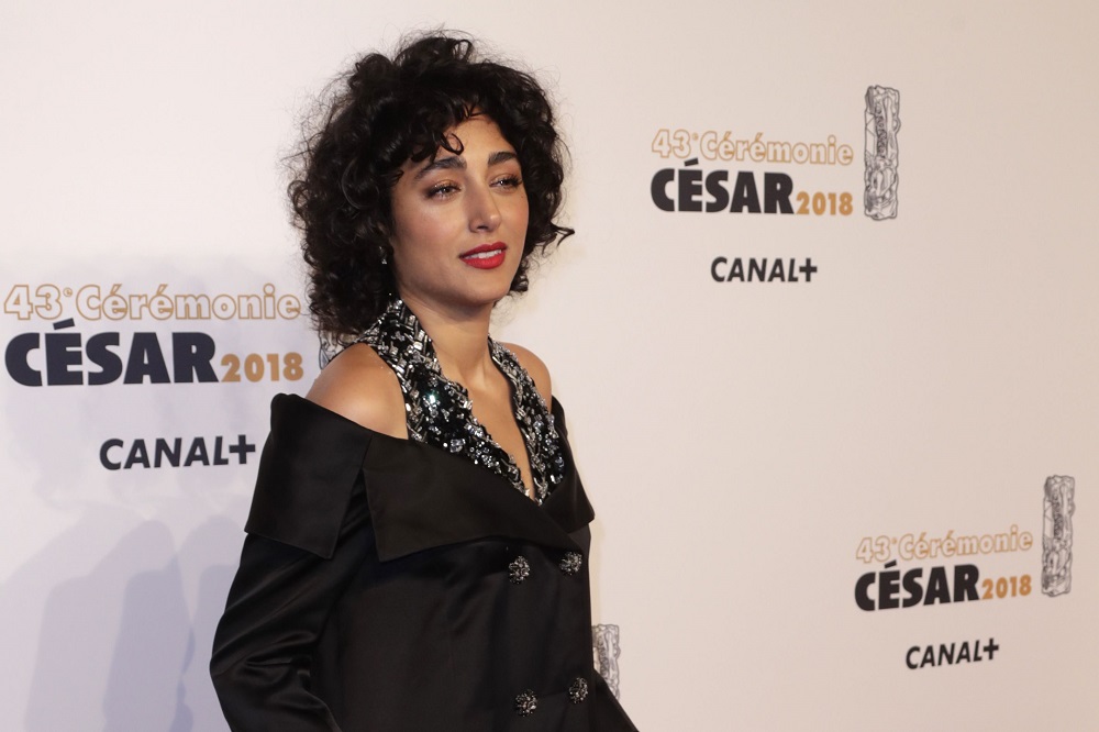 Iranian actress Golshifteh Farahani poses upon arrival at the 43rd edition of the Cesar Awards ceremony at the Salle Pleyel in Paris March 2, 2018. u00e2u20acu201d AFP pic  