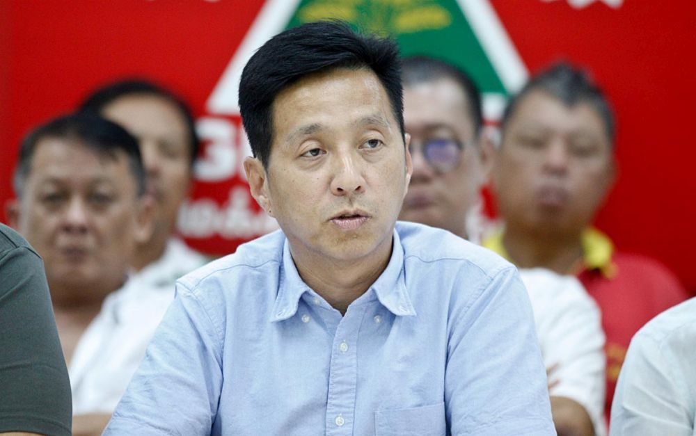 Penang Gerakan Deputy Chairman Oh Tong Keong speaks to the press at the partyu00e2u20acu2122s headquarters on May 15, 2018. u00e2u20acu201d Picture by Sayuti Zainudin