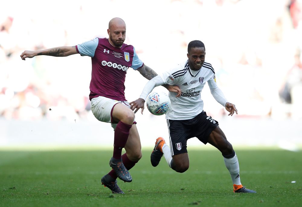 Fulhamu00e2u20acu2122s Ryan Sessegnon (right) in action with Aston Villau00e2u20acu2122s Alan Hutton during their Championship Play-Off Final match at Wembley Stadium, London, May 26, 2018. u00e2u20acu201d Reuters pic