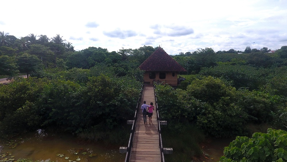 Sri Lankan officials say the Baddagana wetland park, pictured here on May 9, 2018, is an early example of efforts to revive wetlands as floodwater retention areas in the capital. u00e2u20acu201d Thomson Reuters Foundation pic